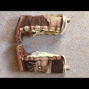 Authentic leather moccasins/boots